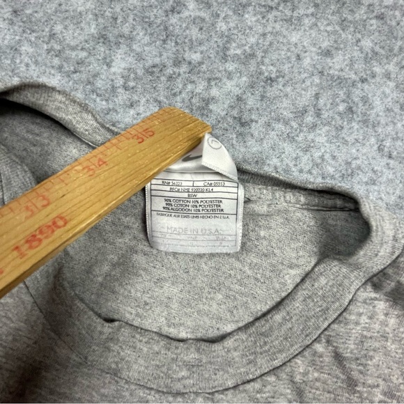 Vintage Nike T Shirt Mens Large Gray Boxy Crew Neck Short Sleeve T‎ Made In USA - Picture 7 of 9